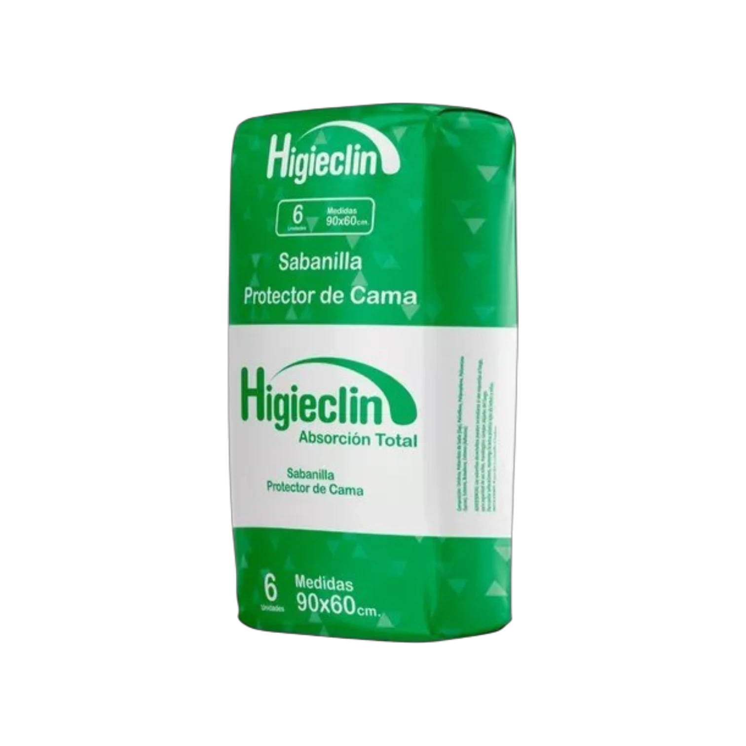 SABANILLA DESECHABLE HIGIECLIN CASSIC 90x60cm - 6 Unidades